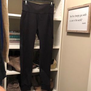 LuLuLemon Black Wunder Under Legging Size 8